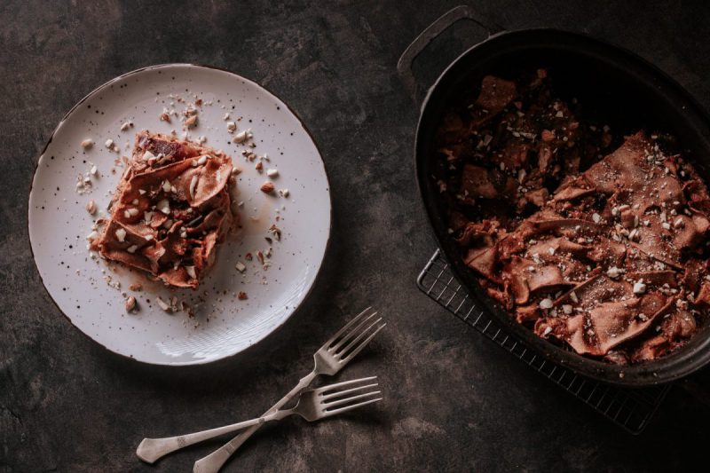 Vegetarijanske lazanje od pira