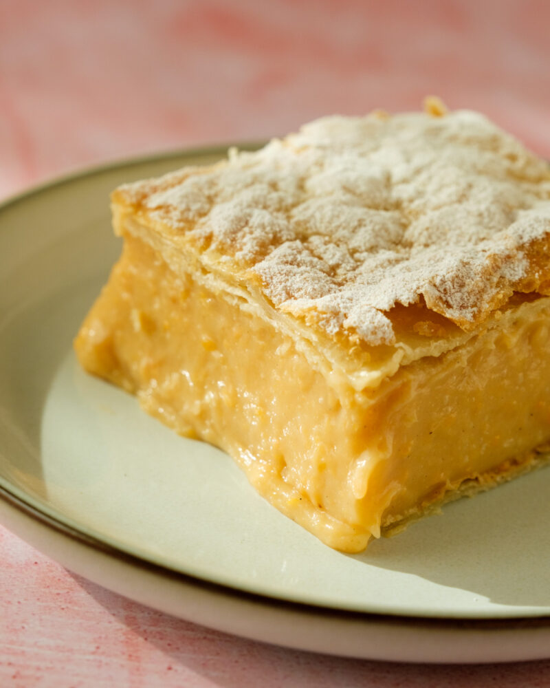 Kremšnite od pirovog brašna s kremom od batata