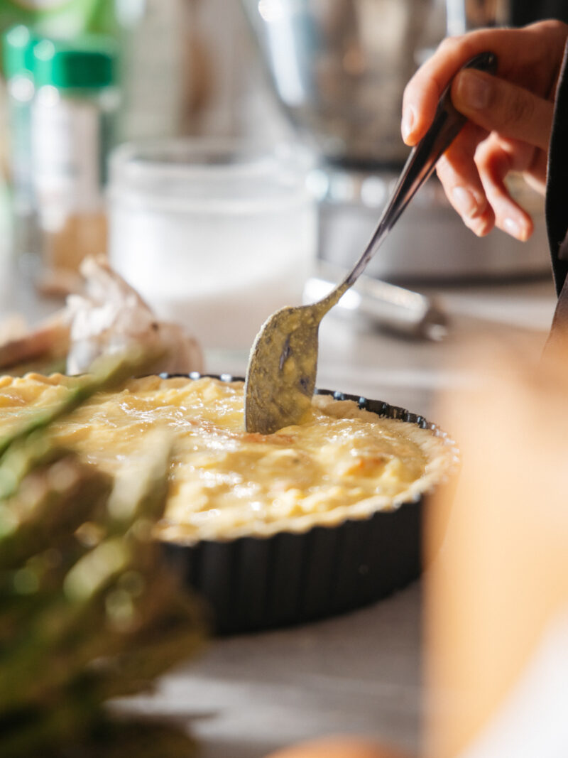 Quiche (slana pita) sa šparogama i ricotta sirom - Gladusa