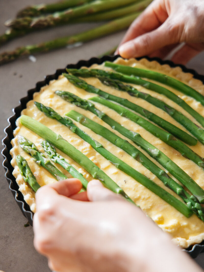 Quiche (slana pita) sa šparogama i ricotta sirom - Gladusa